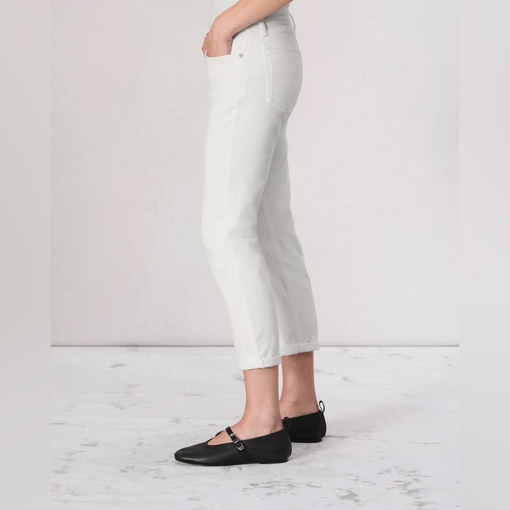 NWT Rag & Bone Dre low rise boyfriend white jeans sz 27 - Picture 3 of 14